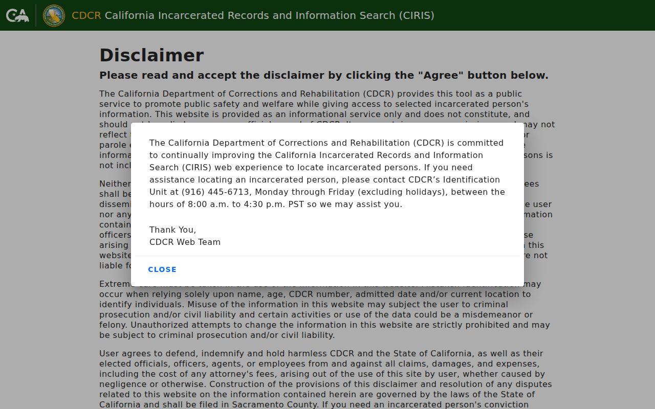 Glendale resident lookup incarcerated person locator