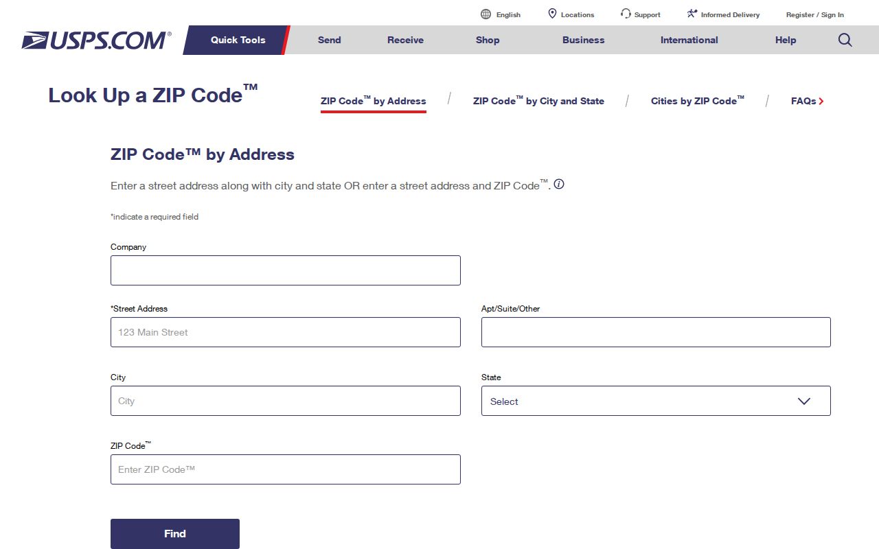 Glendale ZIP code directory USPS address lookup